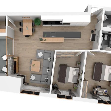 Montanas - Luxuswohnung Mit Kamin - Nahe Caumasee & Talstation フリムス エクステリア 写真