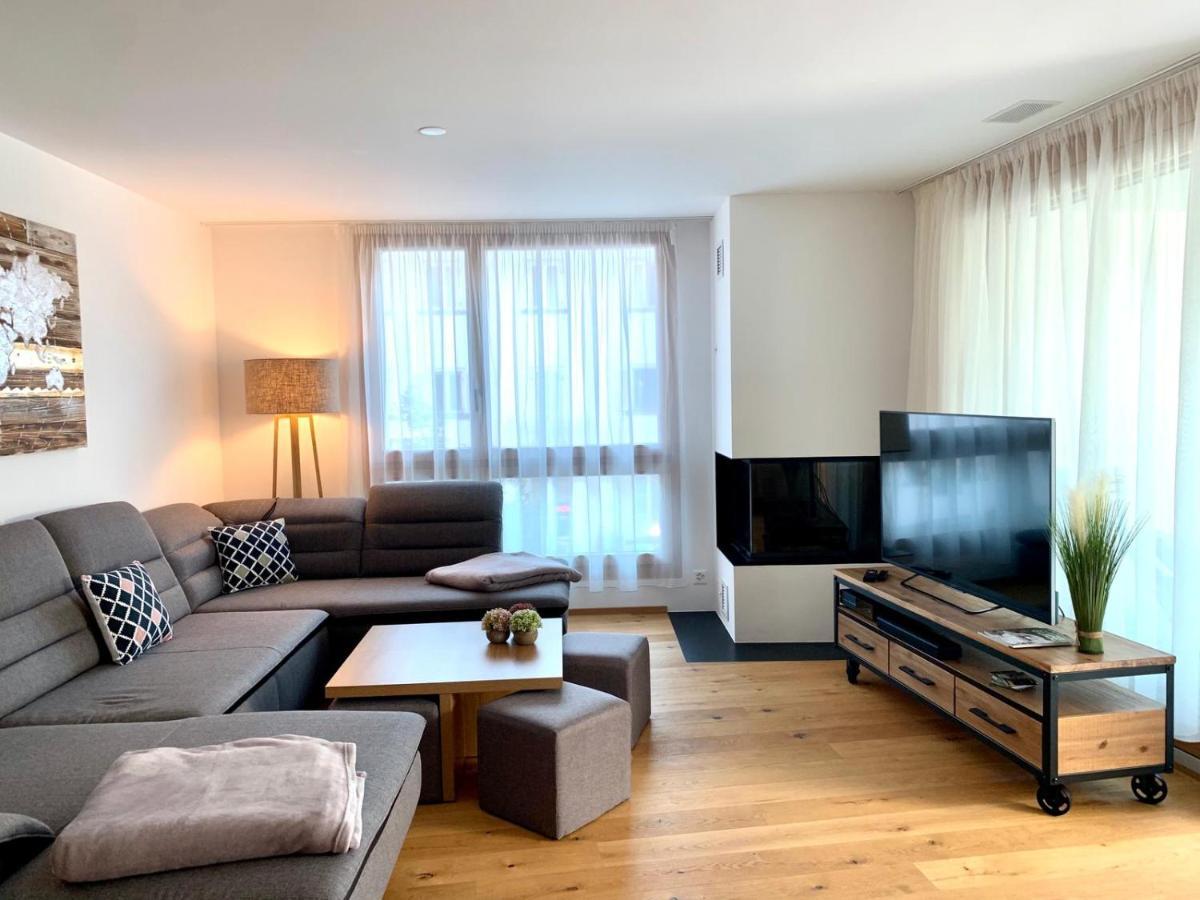 Montanas - Luxuswohnung Mit Kamin - Nahe Caumasee & Talstation フリムス エクステリア 写真